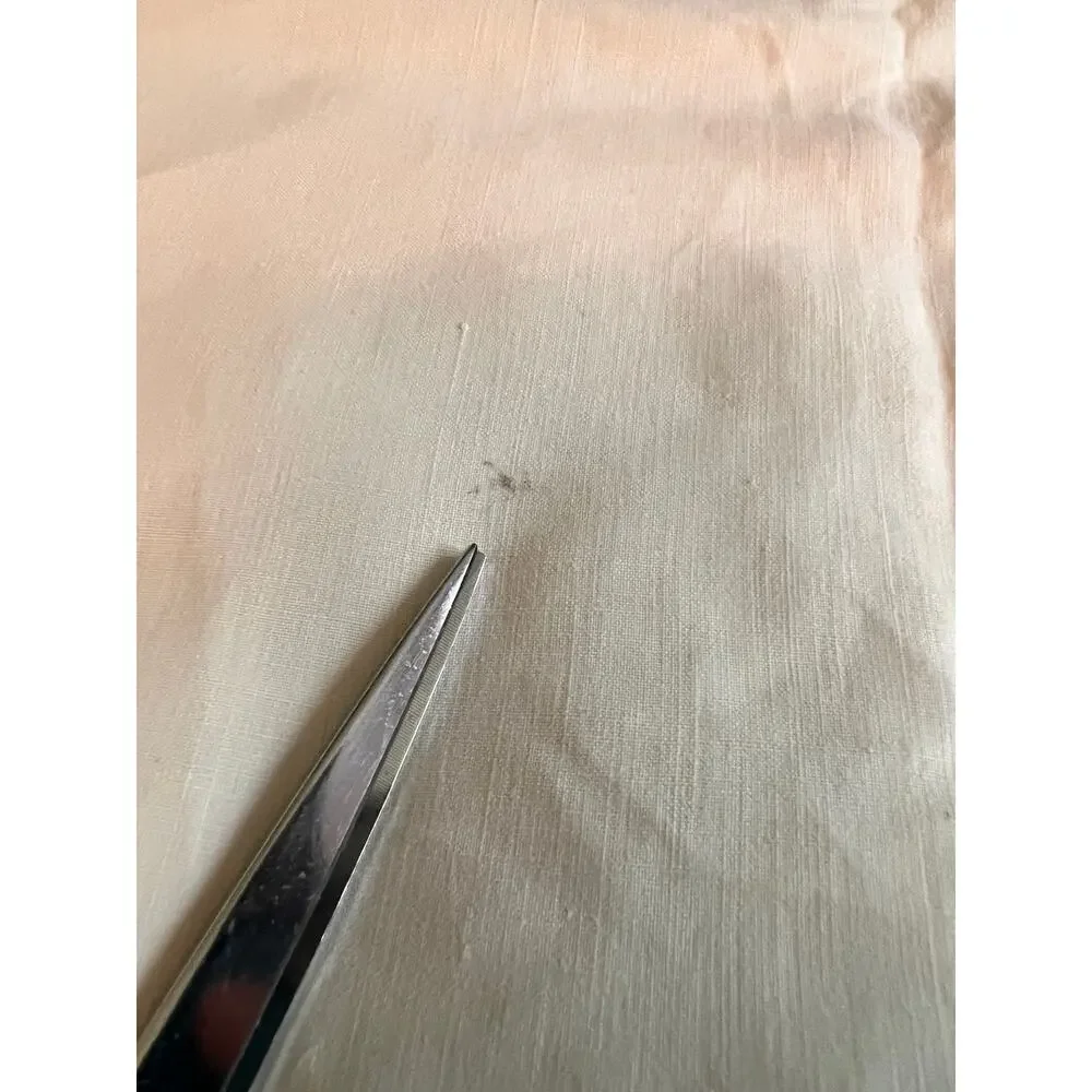 vintage cut thread work embroidery cotton white tablecloth or bed cover